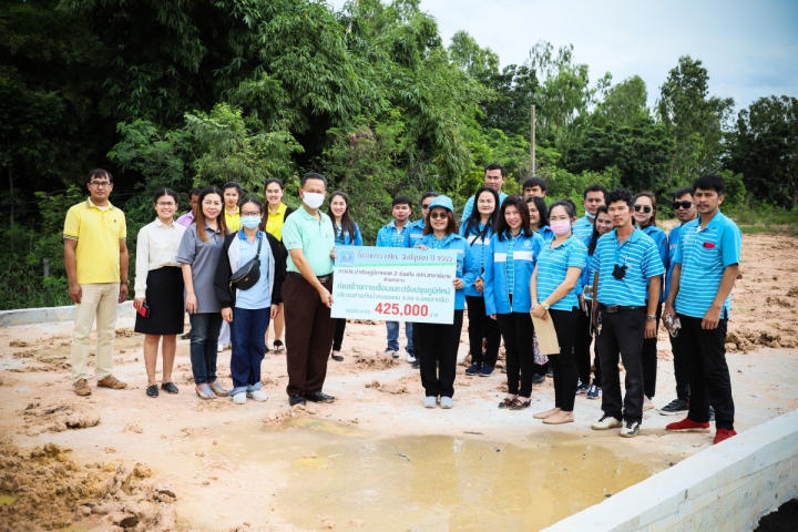 กปภ.ข.2 ร่วมกับ กปภ.สาขาพิมาย จัดกิจกรรม CSR ...กปภ.รักษ์ชุมชน ปี 2563 ก่อสร้างทางเชื่อม พร้อมปรับปรุงภูมิทัศน์อ่างเก็บน้ำหนองแขม อ.คง จ.นครราชสีมา ให้ประชาชนในพื้นที่ได้ใช้ประโยชน์