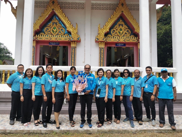 กปภ.สาขาสุราษฎร์ธานี (ชั้นพิเศษ) ร่วมงานทอดกฐินสามัคคี ประจำปี 2563 วัดท่าพลา อ.พุนพิน จ.สุราษฎร์ธานี