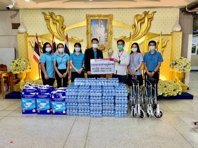 การประปาส่วนภูมิภาคสาขานครสวรรค์ ร่วมกับ บริษัท ประปานครสวรรค์ จำกัด บริจาคสิ่งของ สำหรับผู้ป่วยโรงพยาบาลสวรรค์ประชารักษ์