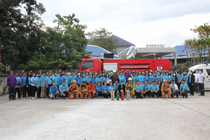 กปภ.ข.7 จัดฝึกอบรมหลักสูตร การดับเพลิงขั้นต้น และการซ้อมอพยพหนีไฟ ประจำปีงบประมาณ 2564