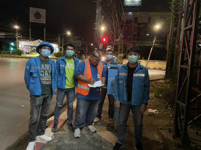 กปภ.สาขาสุราษฎร์ธานี (ชั้นพิเศษ) ลงพื้นที่ทำ Step Test เพื่อปรับปรุงการจ่ายน้ำ ในพื้นที่ จ.สุราษฎร์ธานี