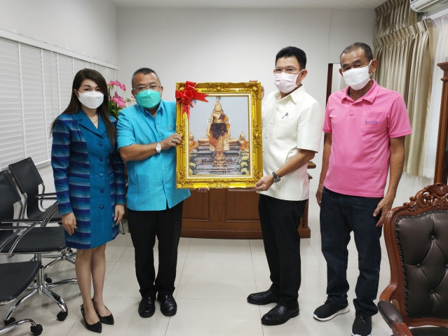 กปภ.สาขาสมุทรสาคร เข้าพบนายกเทศมนตรีนครสมุทรสาคร และรองนายกเทศมนตรี เนื่องในโอกาสสวัสดีปีใหม่ 2565