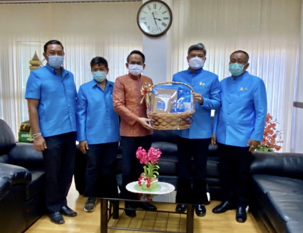 การประปาส่วนภูมิภาคสาขาชุมพร ร่วมกิจกรรมสวัสดีปีใหม่ 2565 ผู้ว่าราชการจังหวัดชุมพร