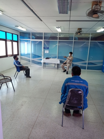 กปภ.เขต ๑ ลงพื้นที่หาท่อแตกรั่วเชิงรุกร่วมกับ กปภ.สาขาบ้านบึง
