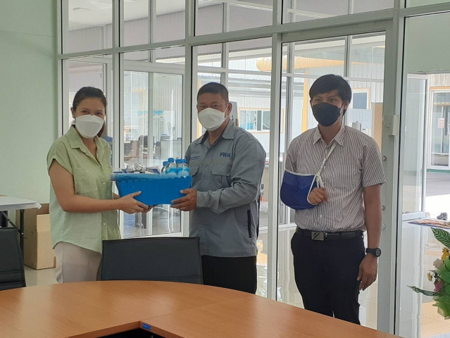 กปภ.สาขาบางสะพาน เข้าพบปะผู้ใช้น้ำรายใหญ่ และผู้บริหารองค์กรปกครองส่วนท้องถิ่น ในพื้นที่ เนื่องในโอกาสสวัสดีปีใหม่ 2565 และสอบถามความพึงพอใจในการให้บริการ