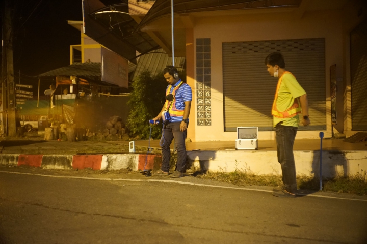 ลงพื้นที่ทำ Step Test เพื่อหาน้ำสูญเสียในระบบจำหน่าย พื้นที่แม่ข่ายบ้านตาขุน