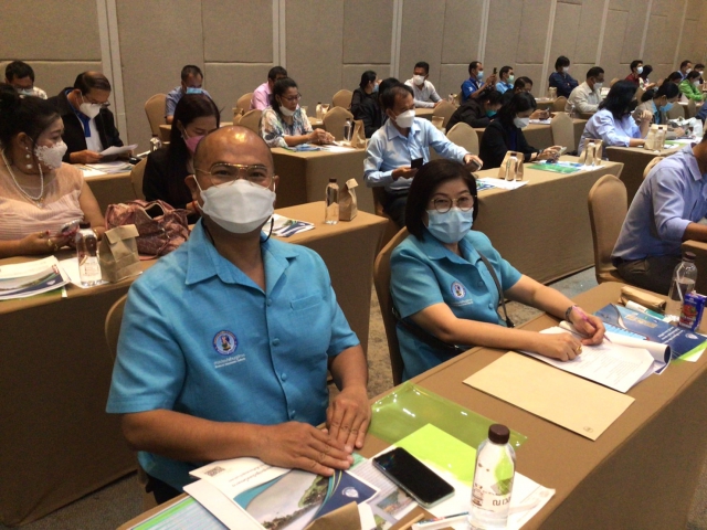 กปภ.สาขาท่ามะกา เข้าร่วมประชุมรับฟังความคิดเห็นของประชาชน ครั้งที่ 1 (ปฐมนิเทศโครงการ) โครงการศึกษาการบริหารจัดการน้ำพื้นที่รอยต่อลุ่มน้ำแม่กลอง เพชรบุรี-ประจวบคีรีขันธ์ โดย สทนช. วันศุกร์ที่ 28 มกราคม 2565