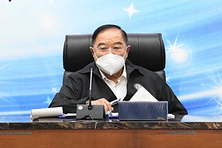รปก.๓ พร้อมผู้บริหาร กปภ.เขต ๑ ร่วมให้การต้อนรับและการประชุมฯ "พล.อ.ประวิตร" ลงพื้นที่ติดตามสถานการณ์น้ำภาคตะวันออก