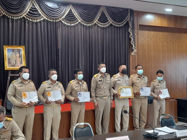 กปภ.สาขาปราณบุรี ประชุมหัวหน้าส่วนราชการกำนันผู้ใหญ่บ้านและผู้นำท้องถิ่น ประจำเดือนเมษายน 2565