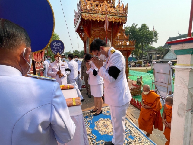 การประปาส่วนภูมิภาค(กปภ.) สาขาอรัญประเทศ เข้าร่วมพิธีพระราชทานเพลิงศพ พระครูวิสุทธรรมกิจ อดีตเจ้าอาวาสวัดใหม่ไทรทอง อดีตเจ้าคณะตำบลบ้านใหม่-บ้านด่าน อดีตที่ปรึกษาเจ้าคณะอำเภออรัญประเทศ ณ เมรุลอยชั่วคราว วัดใหม่ไทรทอง