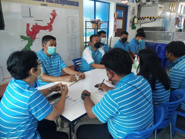 การประปาส่วนภูมิภาคสาขาอ่าวลึก ร่วมจัดกิจกรรมสนทนายามเช้า (Morning Talk) ครั้งที่ 6/2565