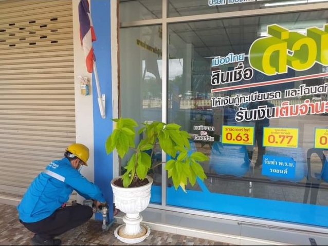 การประปาส่วนภูมิภาคสาขากาญจนดิษฐ์ ตรวจวัดแรงดันน้ำที่เหมาะสมตามมาตรฐานการให้บริการของ กปภ. ในเขตพื้นที่บริการของกปภ.สาขากาญจนดิษฐ์