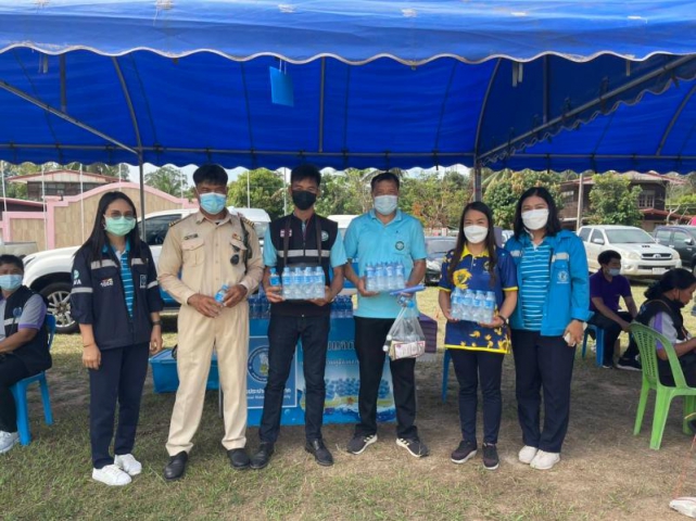 กปภ.สาขาอำนาจเจริญร่วมโครงการบำบัดทุกข์ บำรุงสุข สร้างรอยยิ้มให้กับประชาชน จังหวัดอำนาจเจริญโรงเรียนบ้านภูเขาขาม