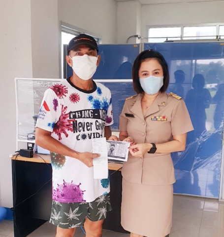 กปภ.สาขาภูเก็ต ลงพื้นที่รับชำระค่าน้ำประปานอกสถานที่ครั้งที่ 1 ประจำเดือนพฤษภาคม 2565 ณ สถานีผลิตน้ำบ้านบางโจ ตำบลศรีสุนทร อำเภอถลาง จังหวัดภูเก็ต