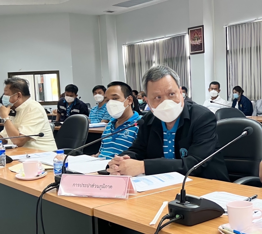 กปภ.ข.3 และ กปภ.สาขาสมุทรสงคราม เข้าร่วมประชุมคณะกรรมการพัฒนาแก้มลิงทุ่งหิน จังหวัดสมุทรสงคราม ครั้งที่ 2/2565