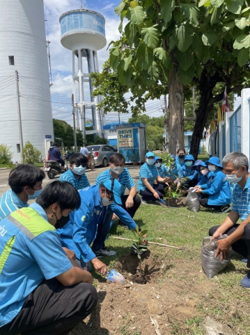 การประปาส่วนภูมิภาคสาขาตาก ร่วมรับผิดชอบต่อสังคมและสิ่งแวดล้อม ภายใต้โครงการ กปภ.ปลูกป่าเพื่อแผ่นดิน