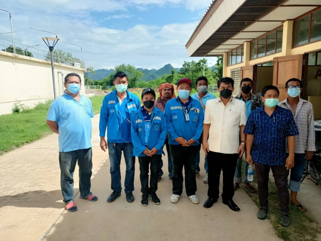 กปภ.สาขากาญจนบุรี เข้าตรวจสอบระบบผลิต เทศบาลตำบลหนองบัว