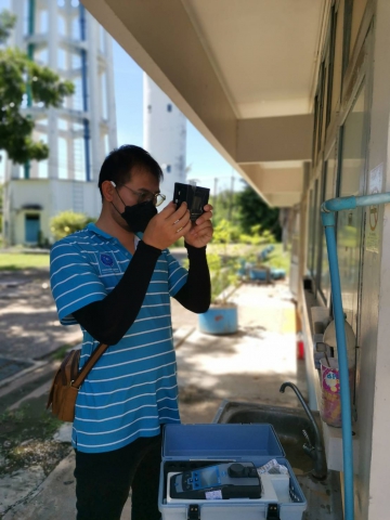กปภ.สาขามหาสารคาม ตรวจสอบและเฝ้าระวังคุณภาพน้ำในระบบจำหน่ายตามโครงการน้ำประปาดื่มได้