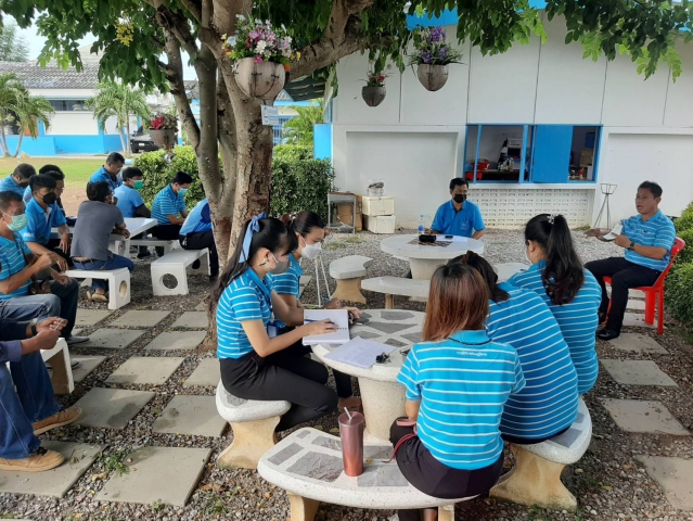 กปภ.สาขาปราณบุรี จัดกิจกรรมMorning Talk ประจำเดือนมิถุนายน 2565 ตามแผนกิจกรรมสร้างระบบและส่งเสริมความผูกพัน ตามยุทธศาสตร์ พร้อมคัดเลือกดาวเด่นประจำไตรมาส 3/2565
