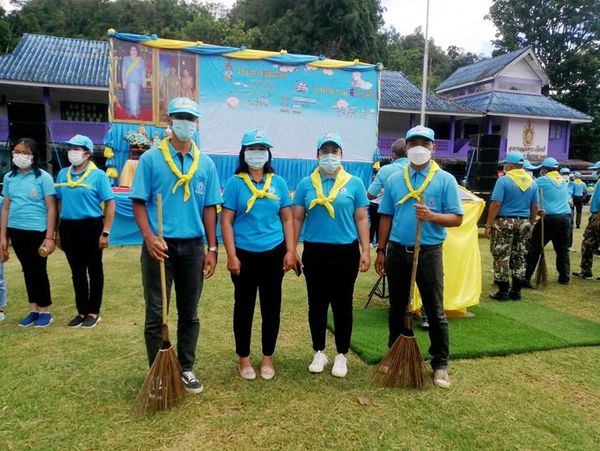 กปภ.สาขาระนอง ร่วมกิจกรรมจิตอาสา เฉลิมพระเกียรติสมเด็จพระนางเจ้าสิริกิติ์ พระบรมราชินีนาถ พระบรมราชชนนีพันปีหลวง