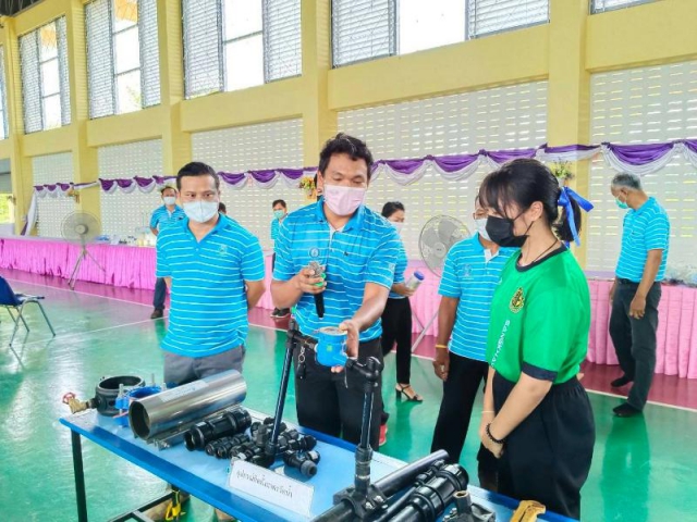 กปภ.สาขาสังขะร่วมกับโรงเรียนสังขะวิทยาคม จัดกิจกรรมใน โครงการอาสาประปาเพื่อปวงชน ประจำปี 2565