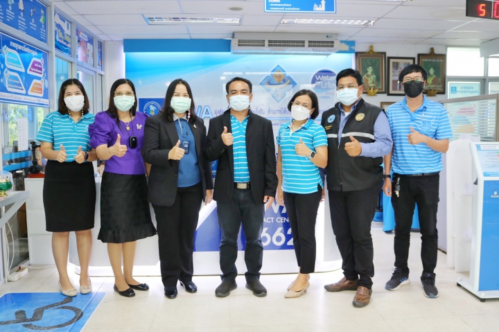 กปภ.สาขาปทุมธานี รับการตรวจประเมินผลการดำเนินงานโครงการโรงงานสีขาว ประจำปี 2565 จากสำนักงานสวัสดิการและคุ้มครองแรงงาน จังหวัดปทุมธานี