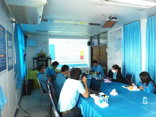 กิจกรรม OJT (ON THE JOB TRAINING) การประเมินความเสี่ยงในระบบการผลิตน้ำประปา โครงการ WSP กปภ.สาขาปากท่อ