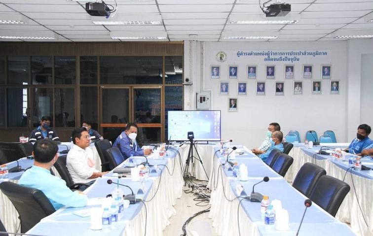 กปภ.สาขาสมุทรสาคร ประชุมร่วมกับ บริษัท ทีทีดีบบลิว จำกัด(มหาชน) เรื่องการบริหารจัดการและควบคุมแรงดันน้ำประปา