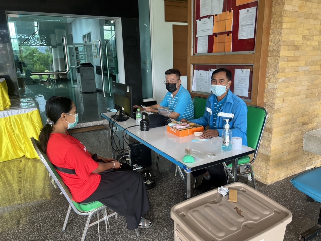 การประปาส่วนภูมิภาคสาขาจันดี ออกให้บริการรับชำระค่าน้ำนอกสถานที่
