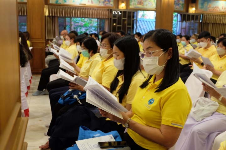 กปภ.สาขารังสิต(พ) ร่วมพิธีเจริญพระพุทธมนต์ เพื่อถวายพระพรแด่สมเด็จพระเจ้าลูกเธอ เจ้าฟ้าพัชรกิติยาภา นเรนทิราเทพยวดี กรมหลวงราชสาริณีสิริพัชร มหาวัชรราชธิดา