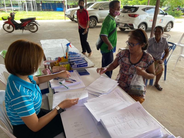 กปภ.สาขาศรีสะเกษ ลงพื้นที่พบผู้ใช้น้ำภายใต้โครงการ มุ่งมั่นเพื่อปวงชน เติมใจให้กัน ครั้งที่ 1 ปี 2566