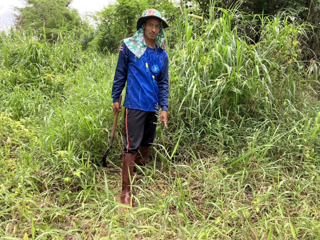 การประปาส่วนภูมิภาคสาขากาญจนดิษฐ์  ลงพื้นที่สำรวจ หาท่อแตกท่อรั่วท่อส่งน้ำขนาด 700 มิลลิเมตร ตั้งแต่สถานีจ่ายน้ำพลายวาส ไปยังสามแยกบ้านใน สถานีผลิตน้ำบ้านใน