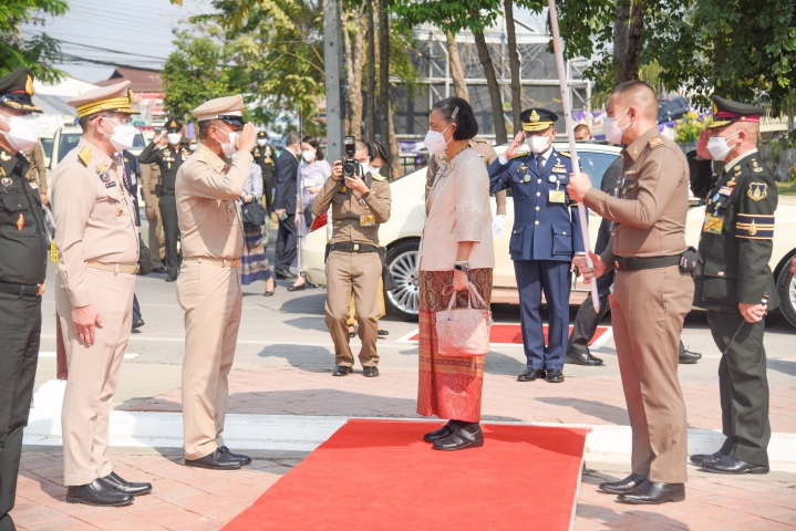 กปภ.สาขาสมุทรสงคราม น้อมรับเสด็จฯ สมเด็จพระกนิษฐาธิราชเจ้า กรมสมเด็จพระเทพรัตนราชสุดาฯ สยามบรมราชกุมารี ณ อุทยานพระบรมราชานุสรณ์พระบาทสมเด็จพระพุทธเลิศหล้านภาลัย