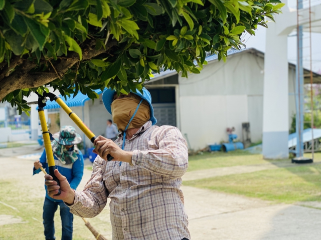 การประปาส่วนภูมิภาคสาขากุยบุรี ดำเนินกิจกรรม 5ส (Big Cleaning Day) ทำความสะอาดสถานีผลิตน้ำและพื้นที่โดยรอบสำนักงาน