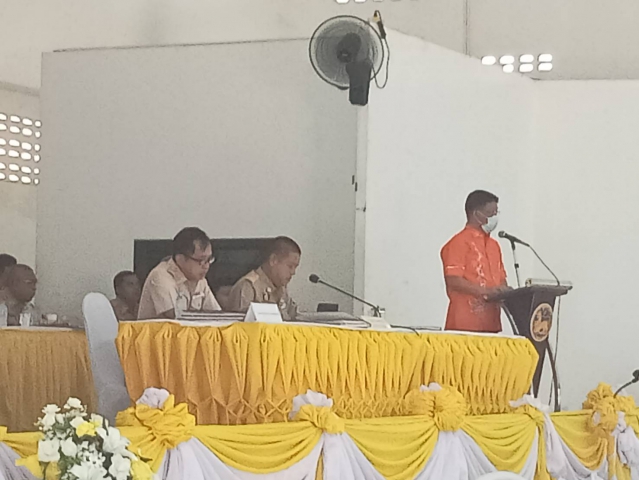 การประปาส่วนภูมิภาคสาขากาญจนดิษฐ์ เข้าร่วมประชุมกำนัน ผู้ใหญ่บ้าน ฯลฯ ประจำเดือนเมษายน 2566 ครั้งที่ 4/2566 ณ ศาลาประชาคมอำเภอกาญจนดิษฐ์