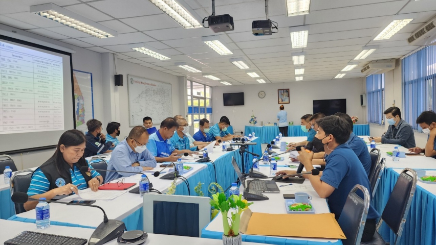 กปภ.สาขาอ้อมน้อย ร่วมประชุมเรื่องกำหนดแผนการทดสอบเพื่อตรวจหาการรั่วไหลของระบบจ่ายน้ำประปาให้แก่ผู้บริโภค (LDN) ครั้งที่ 1/2566