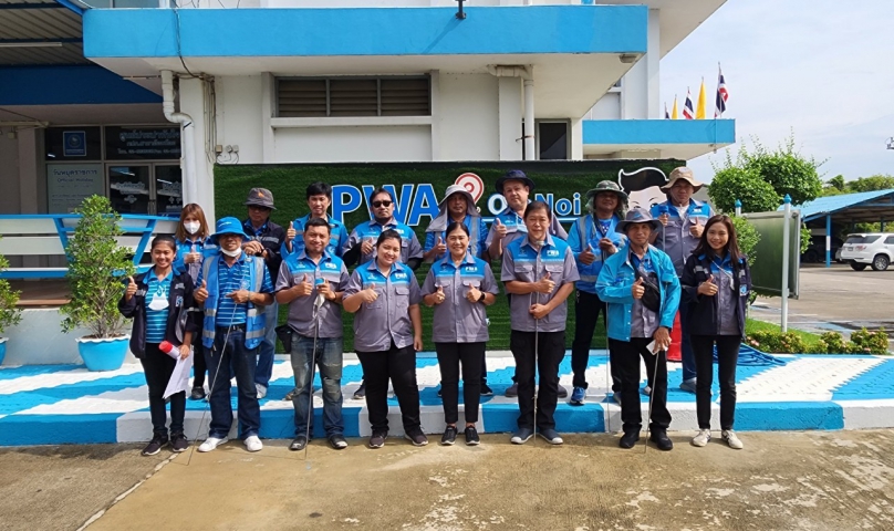 กปภ.สาขาอ้อมน้อย ลงพื้นที่ทำกิจกรรมลดน้ำสูญเสียเชิงรุก (ALC)