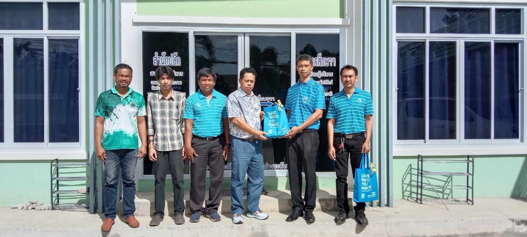 การประปาส่วนภูมิภาคสาขากาญจนดิษฐ์จัดโครงการ "กปภ.-อปท.เพื่อปวงชน" ประจำปี 2566 ณ องค์การบริหารส่วนตำบลคลองสระ ตำบลคลองสระอำเภอกาญจนดิษฐ์ จังหวัดสุราษฎร์ธานี