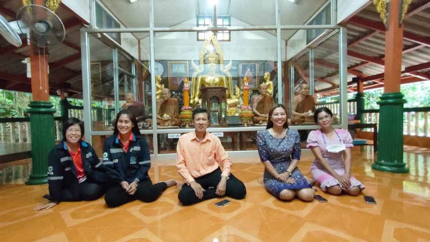 การประปาส่วนภูมิภาคสาขาสตูล จัดกิจกรรมถวายเทียนพรรษาและผ้าอาบน้ำฝนแด่พระภิกษุสงฆ์