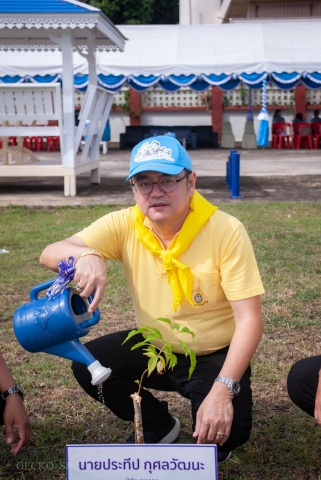 การประปาส่วนภูมิภาคสาขาชุมพร เข้าร่วมกิจกรรม ภายใต้โครงการรวมพลังจิตอาสา กปภ.เฉลิมพระเกียรติ ปี 2566 ณ บริเวณอ่างเก็บน้ำวัดนาย ม.6 ต.ชุมโค อ.ปะทิว จ.ชุมพร