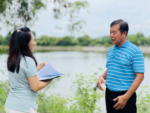 กปภ.สาขาท่าตะโก ให้การต้อนรับ นายอำเภอท่าตะโก, ผู้นำชุมน และทีมงานสถานีโทรทัศน์ Thai PBS พร้อมประชุมติดตามสถานการณ์ภัยแล้ง และการเตรียมความพร้อมเพื่อแก้ไขปัญหาภัยแล้ง อย่างยั่งยืน