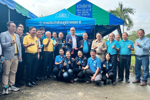 กปภ.ข.6 ร่วมให้การต้อนรับรัฐมนตรีช่วยว่าการกระทรวงมหาดไทย ลงพื้นที่ จ.ขอนแก่น