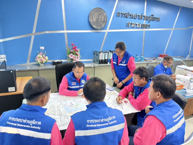กปภ.สาขาสงขลา ออกปฏิบัติการสำรวจหาท่อรั่วเชิงรุก (ALC) พื้นที่ DMA 03 (เก้าเส้ง) และ DMA 06 (เมืองเก่า) ต.บ่อยาง อ.เมือง จ.สงขลา