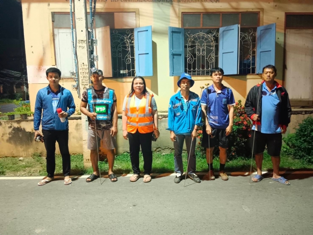 กปภ. สาขาสวรรคโลก ลงพื้นที่ทำกิจกรรมลดน้ำสูญเสียเชิงรุก (ALC)