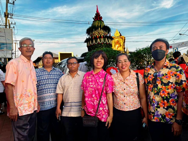 กปภ.สาขาพนัสนิคม ร่วมงานประเพณีลอยกระทงประจำปี 2566