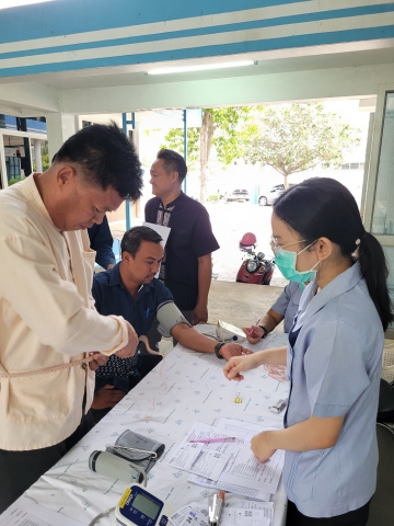 ผจก.กปภ.สาขากำแพงเพชร นำทีมพนักงานตรวจสุขภาพประจำปี 2567 ชี้ !!"สุขภาพดีคือรางวัลของชีวิต "