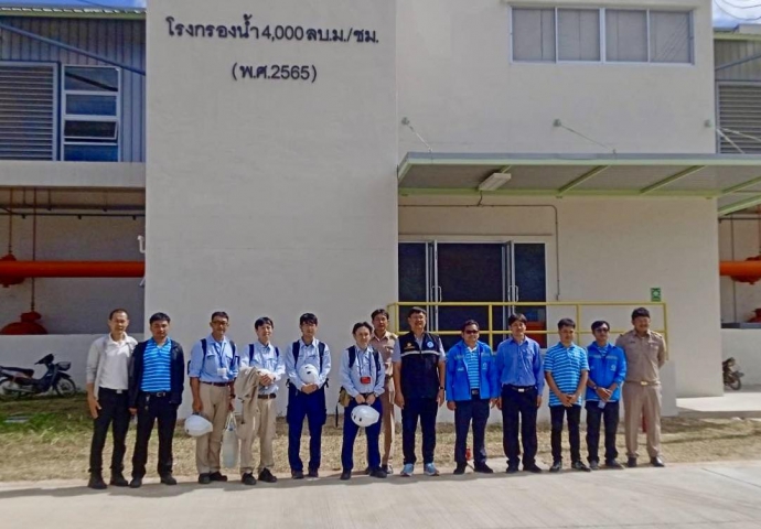 การประปาส่วนภูมิภาคสาขาขอนแก่น (พ)ร่วมกับ กปภ.ข.6 เเละ กองฝึกอบรมภูมิภาค 2 ให้การต้อนรับผู้เชี่ยวชาญจาก Saitama Prefectural Public Enterprise Bureau (SPEB) ประเทศญี่ปุ่นในโอกาสมาเยี่ยมชมสถานีผลิตน้ำอุบลรัตน์ 2