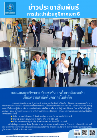 กองแผนและวิชาการ จัดแข่งขันการตั้งขากล้องระดับ เชื่อมความสามัคคีบุคลากรในสังกัด