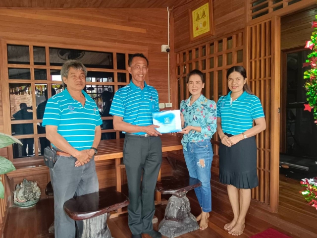 กปภ.สาขาจันดี ลงพื้นที่พบผู้ใช้น้ำรายใหญ่