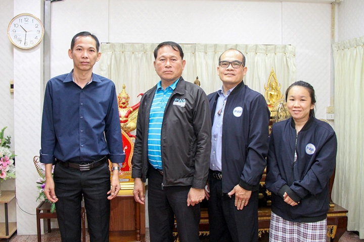กปภ.ข.๓ เข้าสวัสดีปีใหม่นายอำเภอบ้านโป่ง ประจำปี ๒๕๖๗
